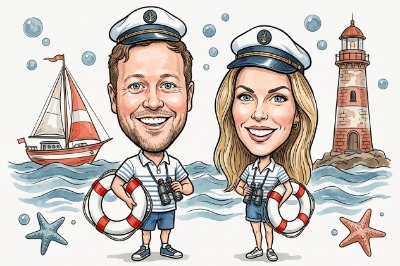 Caricature Sailors