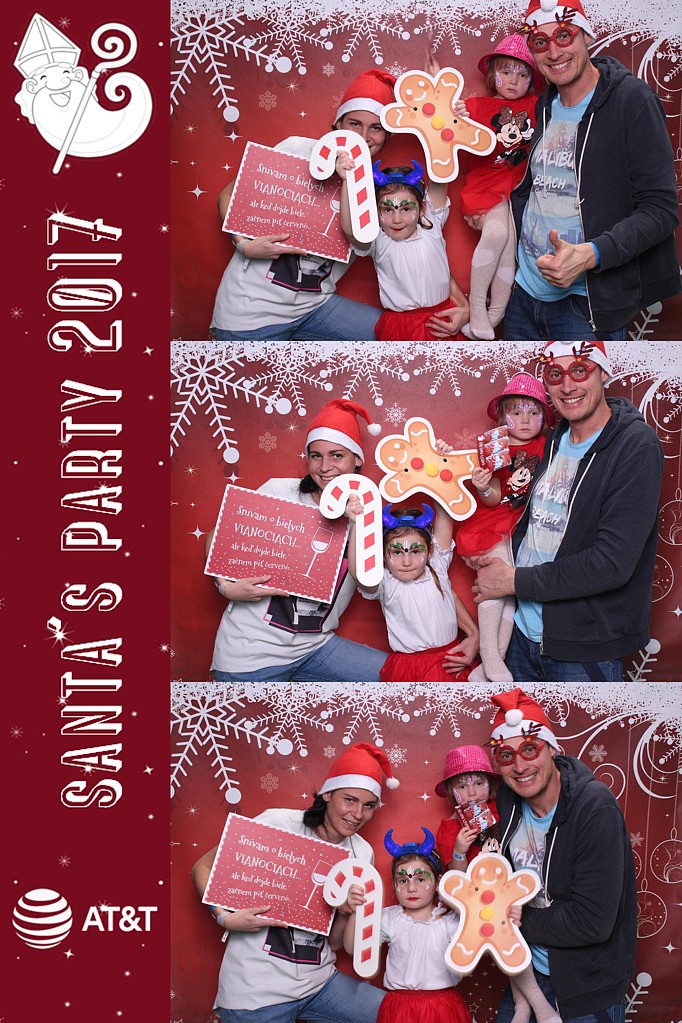 at & t santa party