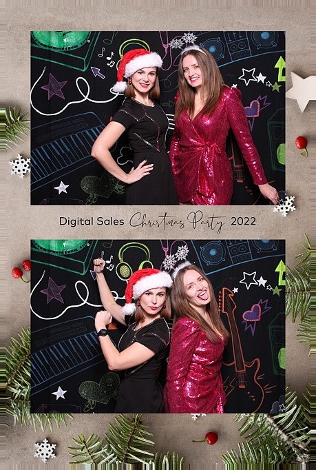 Digital sales Christmas party